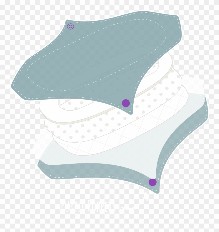 Has 2 Layers Of Absorbent Fabric Plus An Extra Layer Clipart