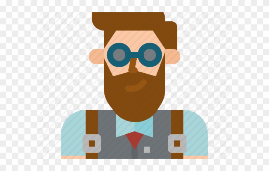 Hipster Clipart Boy Hair - Png Download