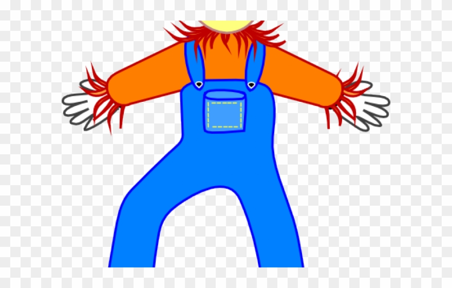 Scarecrow Clipart Hair - Png Download