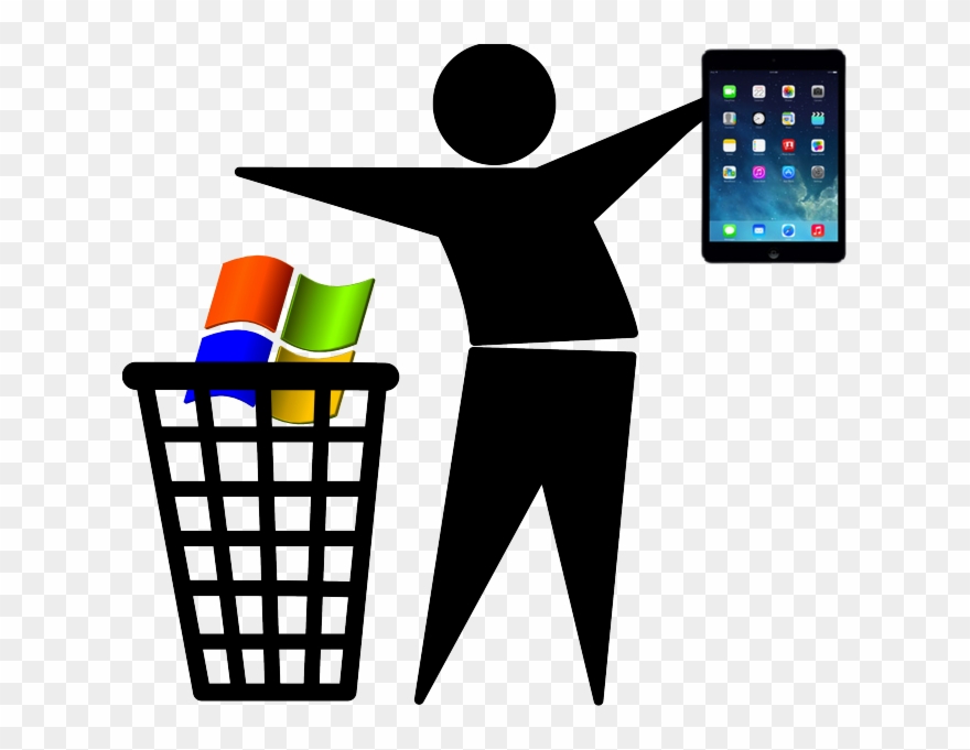 Trashing Xp For Ipad Clipart