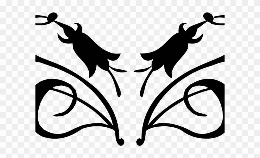 Ornamental Clipart Floral - Png Download