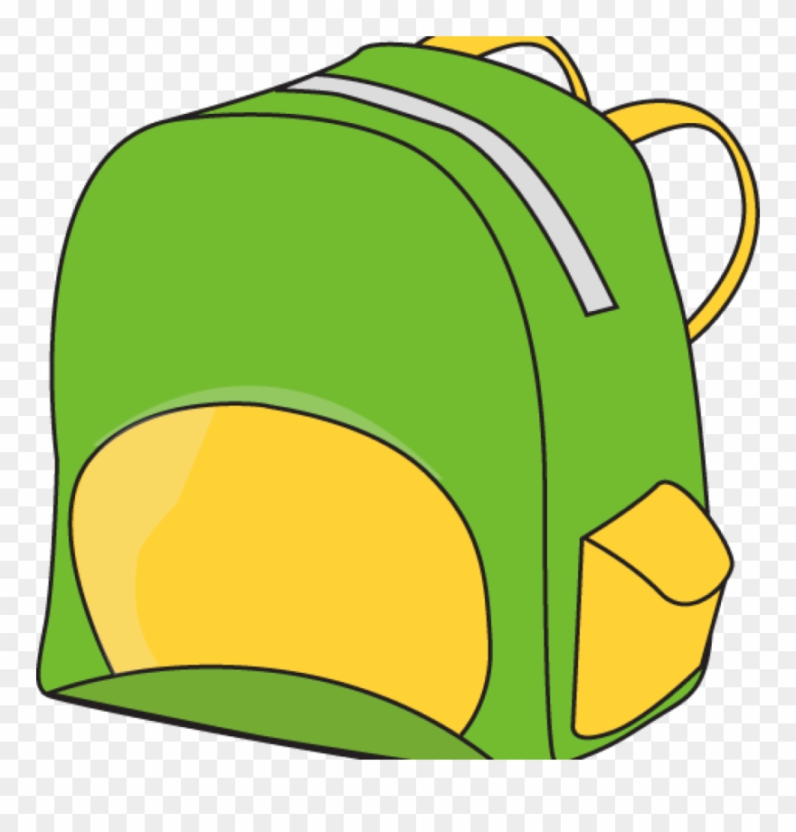Backpack Clipart School Backpack Clipart Clipart Panda - Png Download