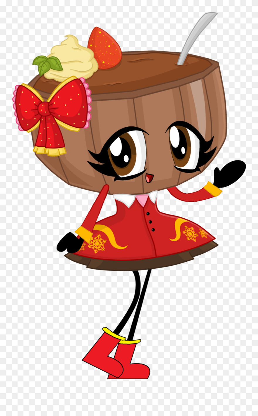 Mq Girl Chocolate Sweet Shopkins Clipart