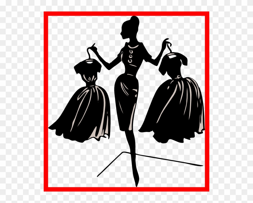 Clothing Clipart Church - Fashion Model Clip Art - Png Download