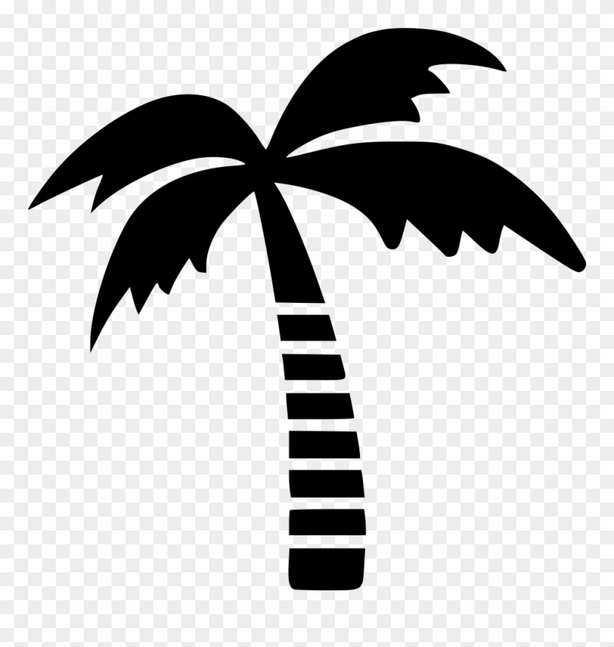 Free Tree Icon Download - Coconut Tree Icon Png Clipart