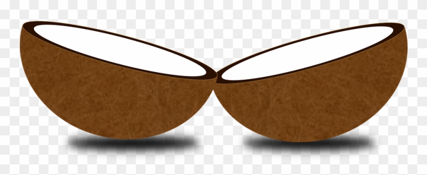 Clip Art Coconut Tree - Gambar Buah Kelapa Animasi - Png Download