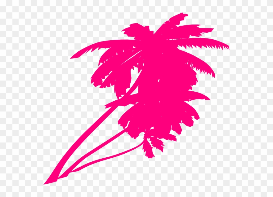 Neon Palm Tree Png Clipart