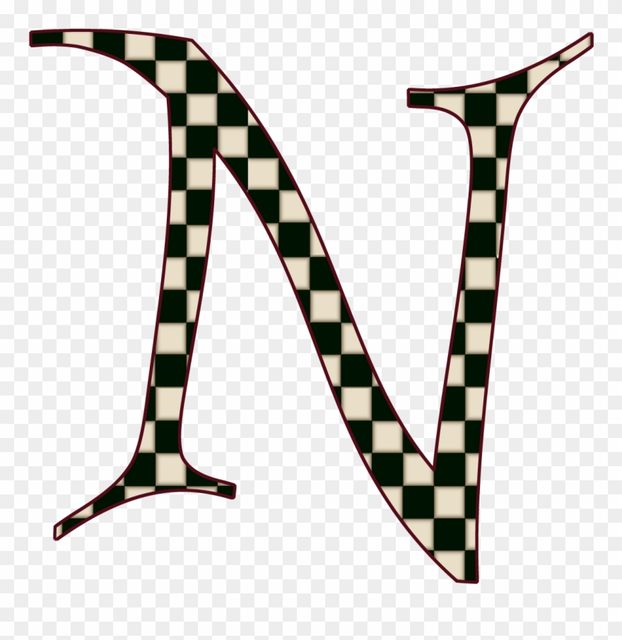 Letter N, Free Digital Scrapbooking, Save Image, Alphabet, - N And S Love Clipart