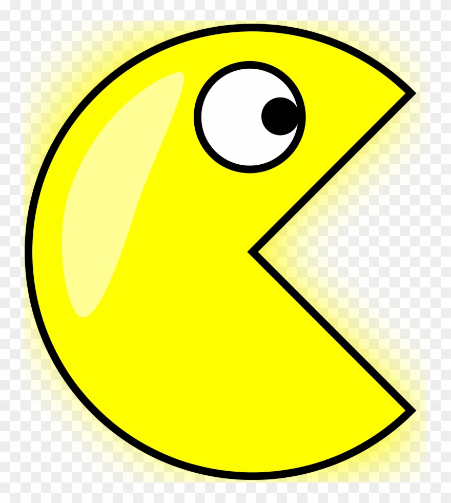 Angel Pacman Clipart, Vector Clip Art Online, Royalty - Pac Man Moving Animation - Png Download