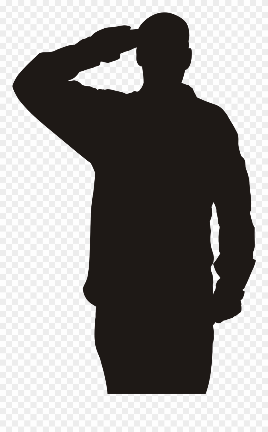 Indian Soldier Salute Png - Salute For Our Fallen Brother Clipart