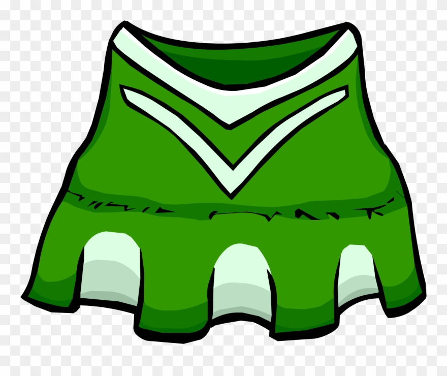 Clothes Clipart Cheerleader - Club Penguin Girl Cheerleaders - Png Download