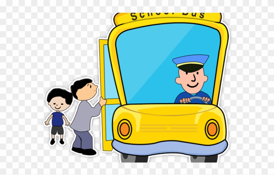 Indian Clipart Bus Driver - Bus - Png Download