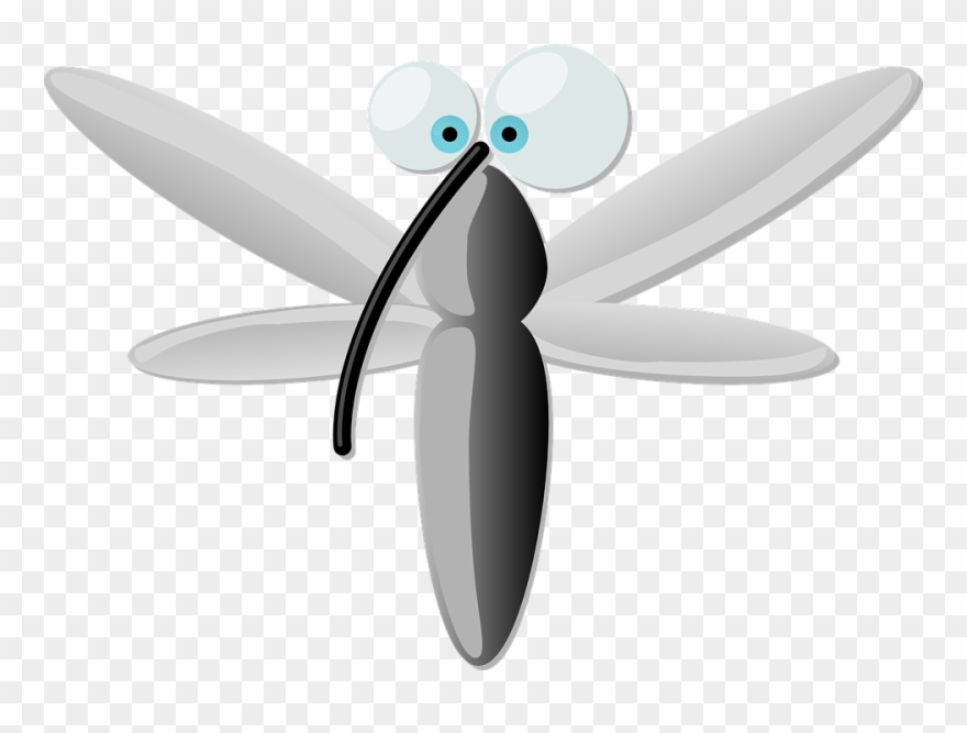 Mosquito Free To Use Clipart - Cartoon Mosquito Clipart Small - Png Download