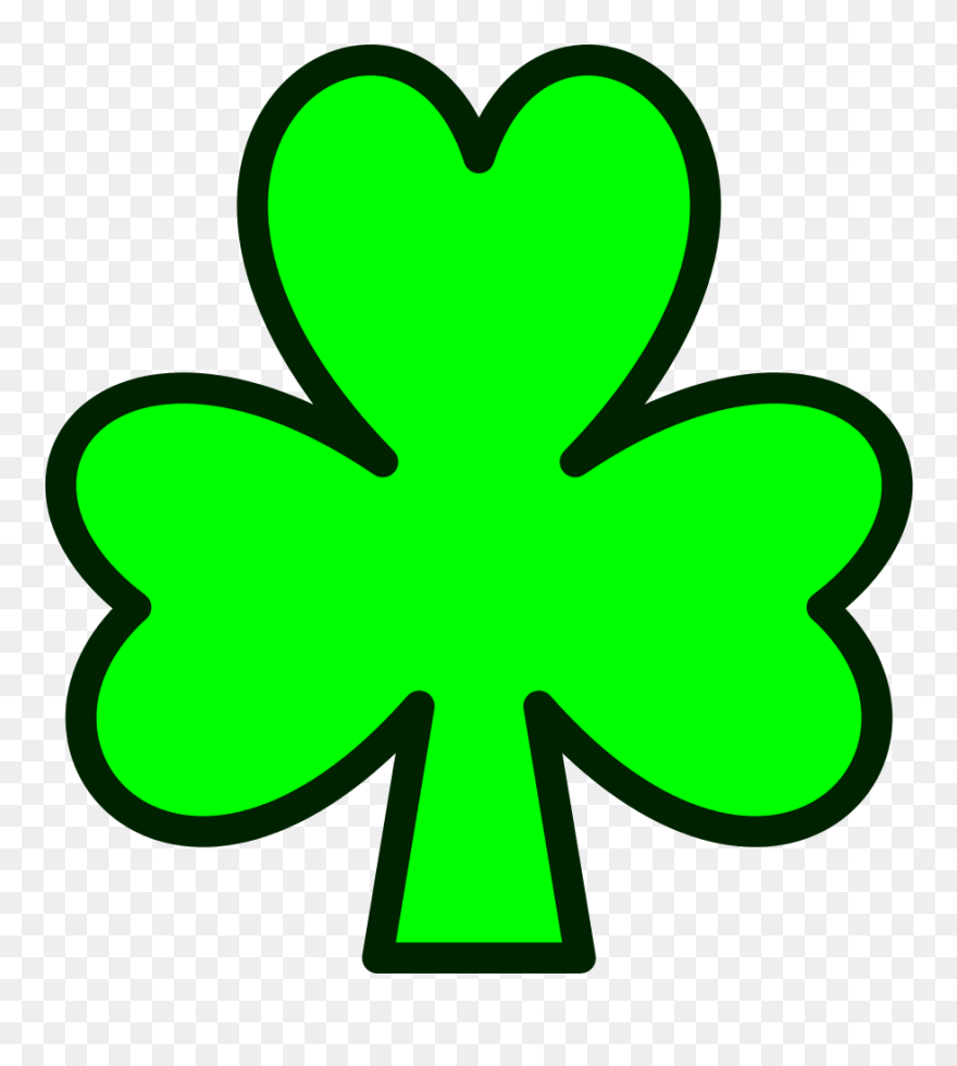 File - Shamrock - Svg - Wikimedia Commons - Show Me A Picture Of A Shamrock Clipart