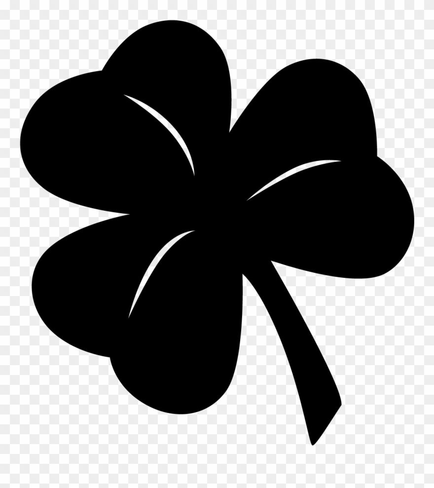 Shamrock Clip Art Image Free Download Ud83e Udd37 3 - Shamrock Clip Art Black - Png Download