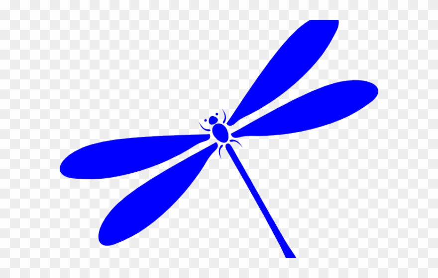 Dragonfly Clipart Simple - Free Clip Art Dragonfly - Png Download
