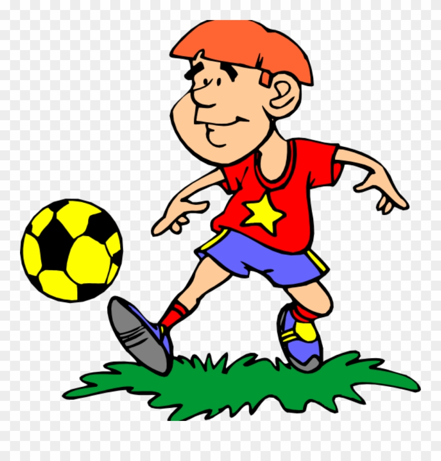 Soccer Player Images Clip Art Image Of Soccer Player - Playing Soccer Clip Art - Png Download