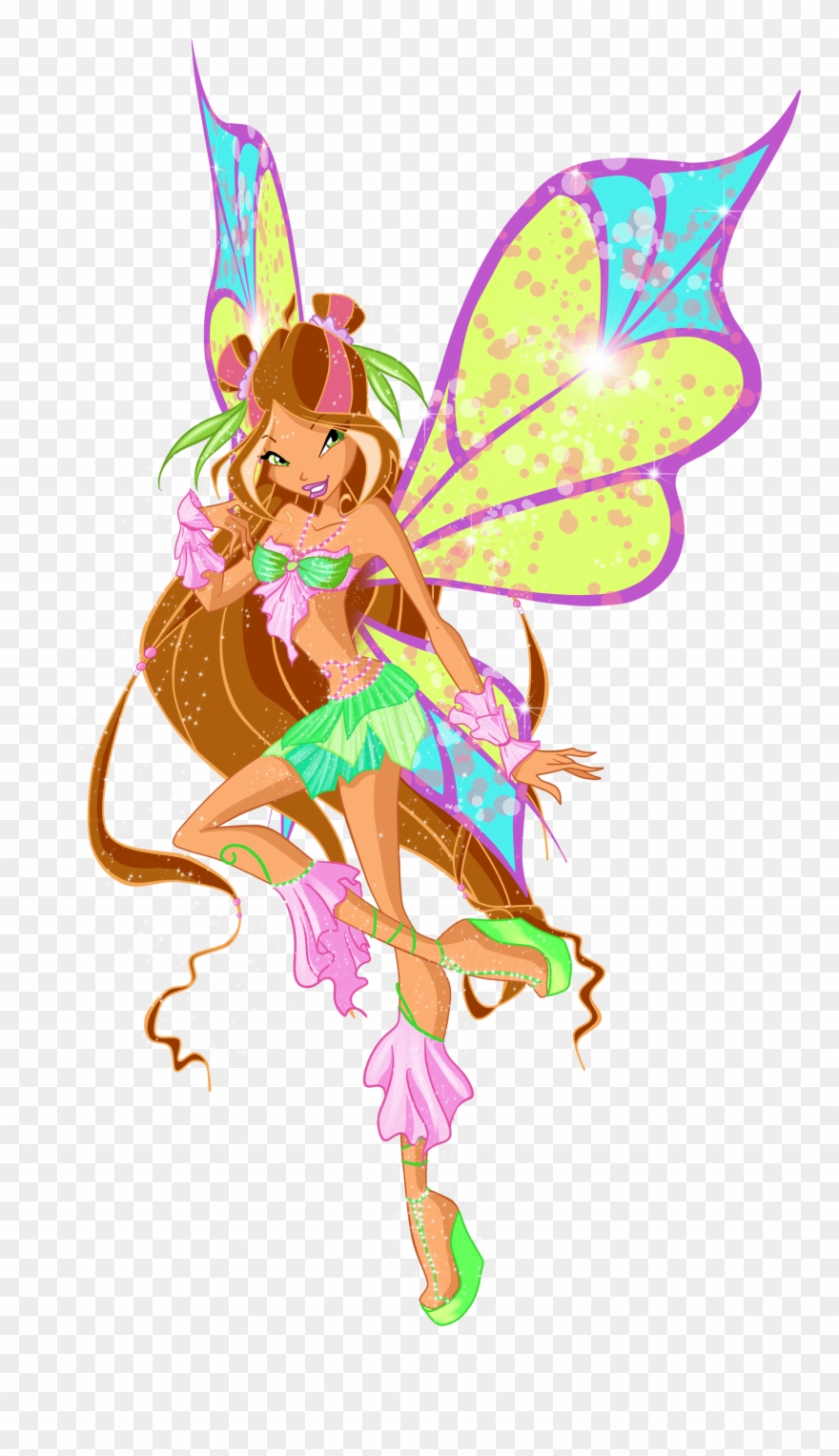 Fairy Clipart Flora - Winx Club Flora Season 4 - Png Download