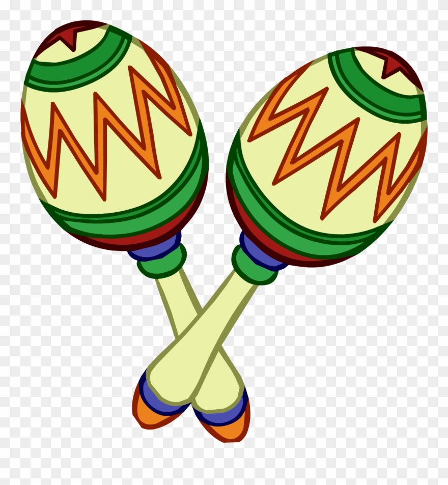 Free Mexican Clip Art - Mexican Maracas Clipart - Png Download