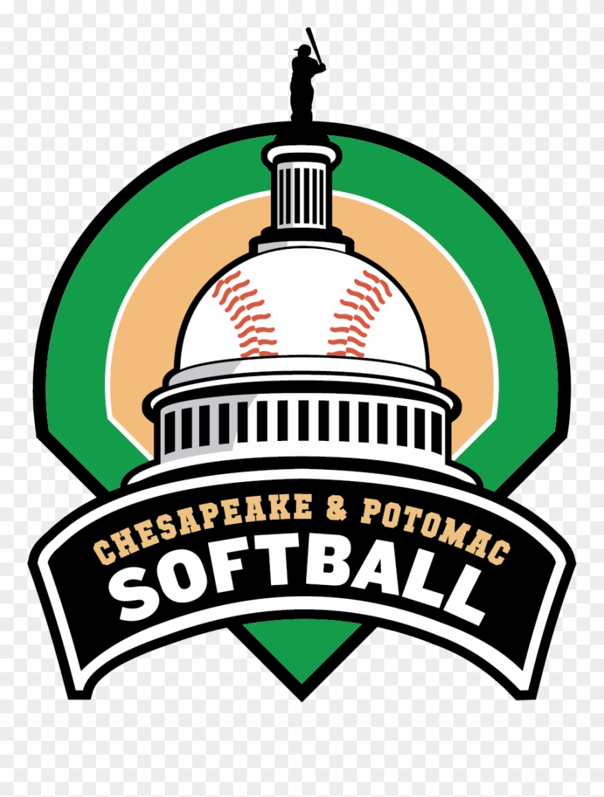 League Softball Clipart - Potomac River - Png Download