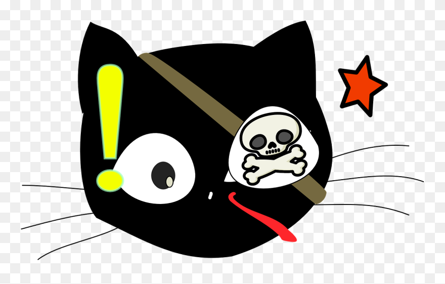 Free Pirate Cat Clipart