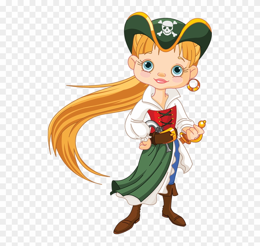Women Pirate Cliparts - Art Pirate Clip Art - Png Download