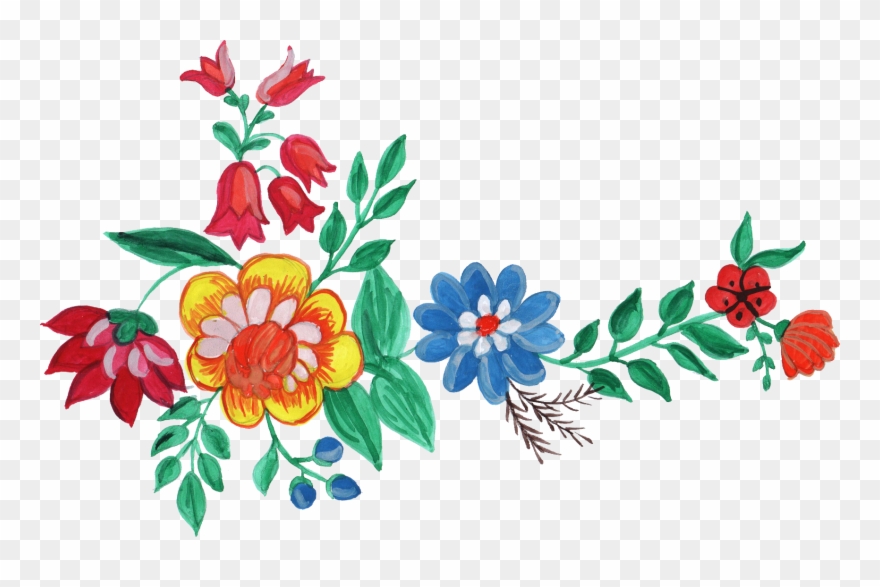 Floral Clipart Watercolor - Flower In Png Format Transparent Png