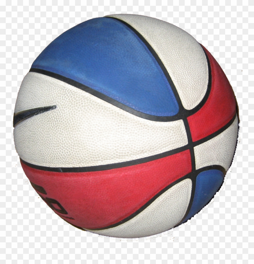 Download Red White And Blue Basketball Png Clipart - Colored Basketball Png Transparent Png