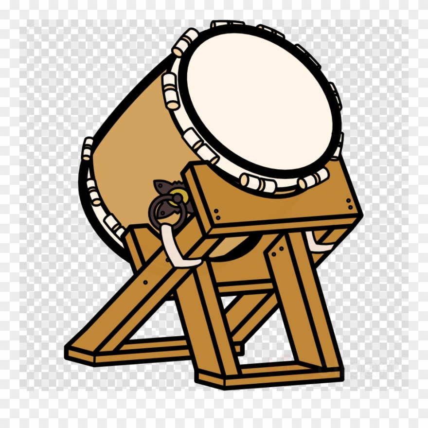 Taiko Instrument Drawing Clipart Taiko - Taiko Clipart - Png Download