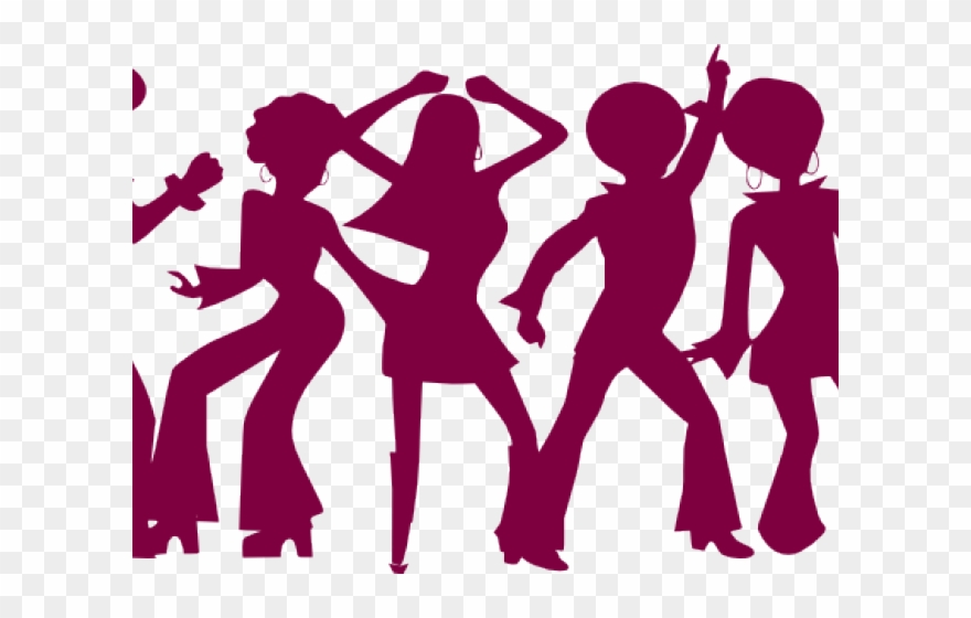 Dancing Clipart Western Dance - Disco Dancers Clipart Png Transparent Png