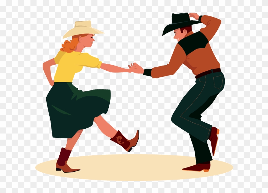 Wild West Clipart Transparent - Square Dance Clipart - Png Download