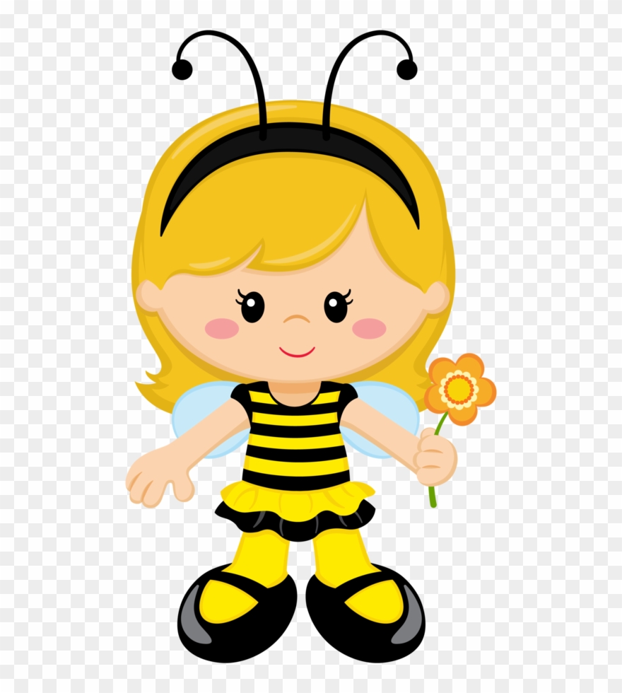 Borboletas & Joaninhas E Etc - Meninas Abelhinha Clipart