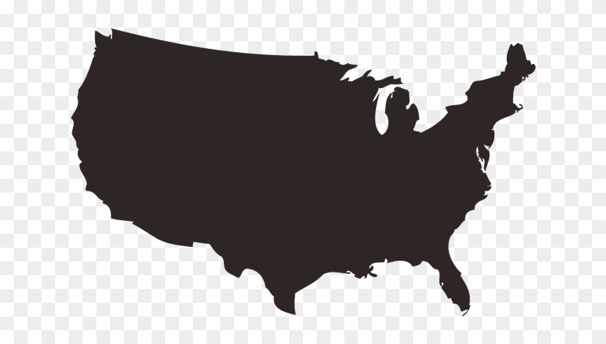 United States Clipart - 2016 Popular Vote Map - Png Download