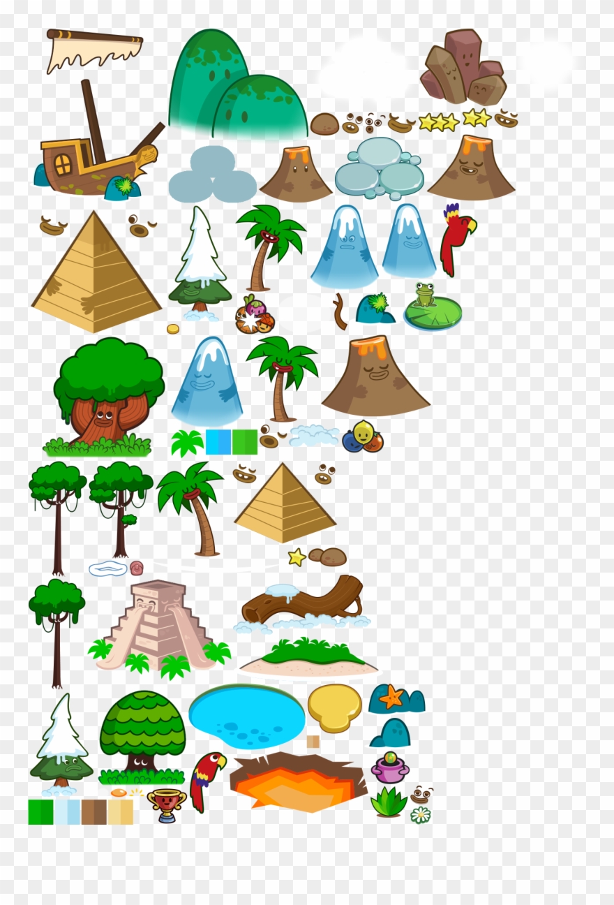 Clipart Map Game Map - Super Mario World - Png Download