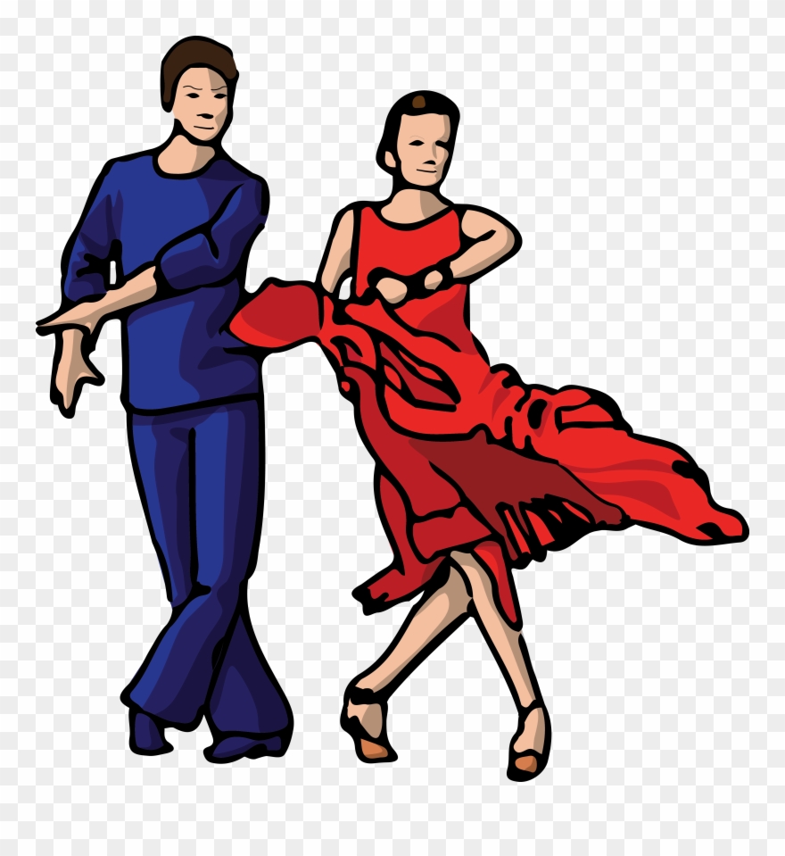 Dancing Clipart Western Dance - Bailando Ballet En Pareja Folklorico - Png Download