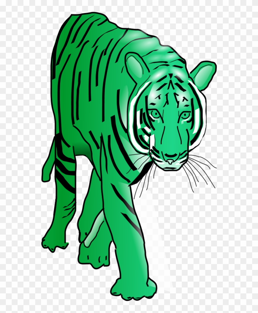 Vector Clip Art - Shiv Sena Tiger Vector - Png Download