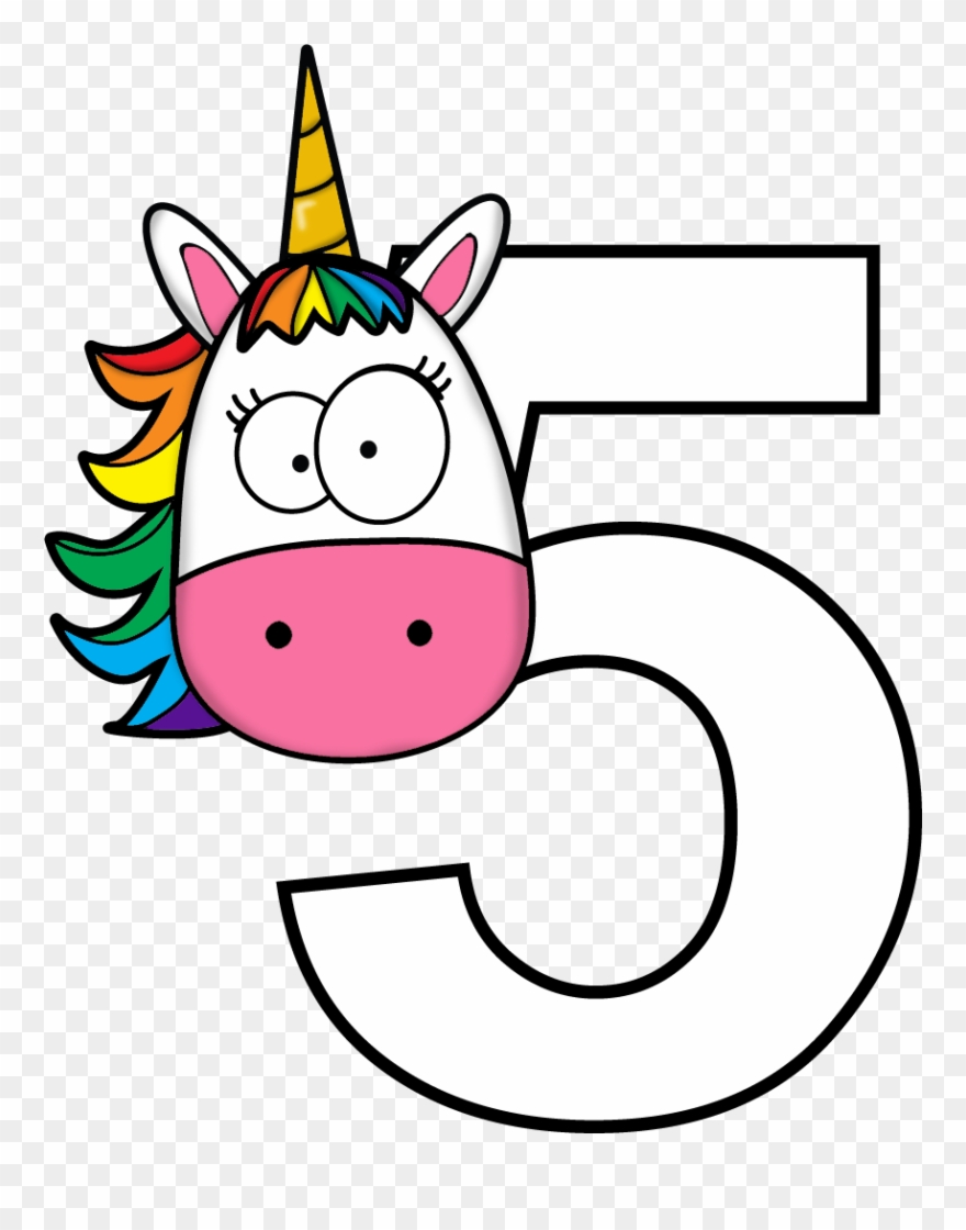 *✿*numeros*✿* Letters And Numbers, Math Numbers, Unicorn - Unicornios Numeros Clipart