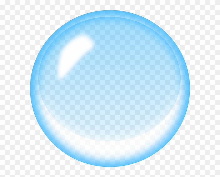 Free Image On Pixabay Blue Bubble Shiny - Bubble Vector Png Clipart