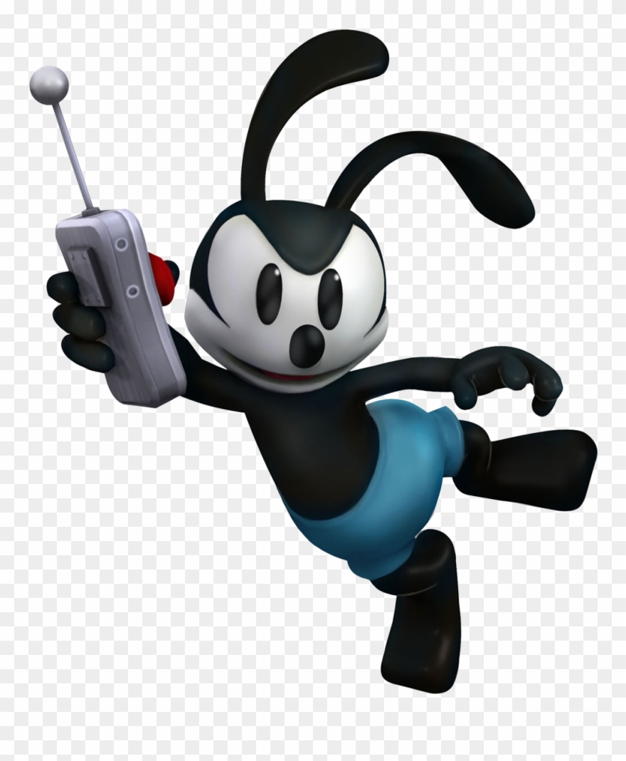 Oswald The Lucky Rabbit Clipart Famous Cartoon - Disney Epic Mickey 2 Oswald - Png Download