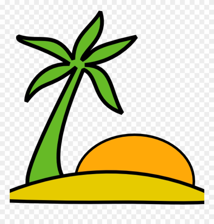 Vacation Clipart Free Vacation Clip Art Free Clip Art - Desert Island Clip Art - Png Download