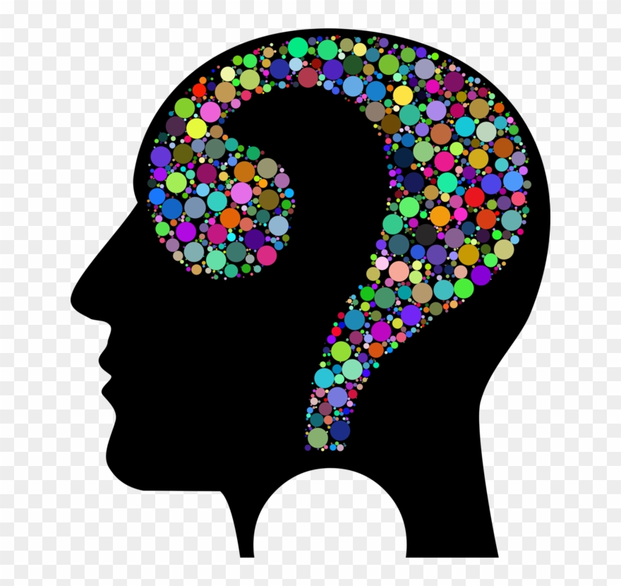 Human Head Question Skull Face - Question Mark In Head Clipart