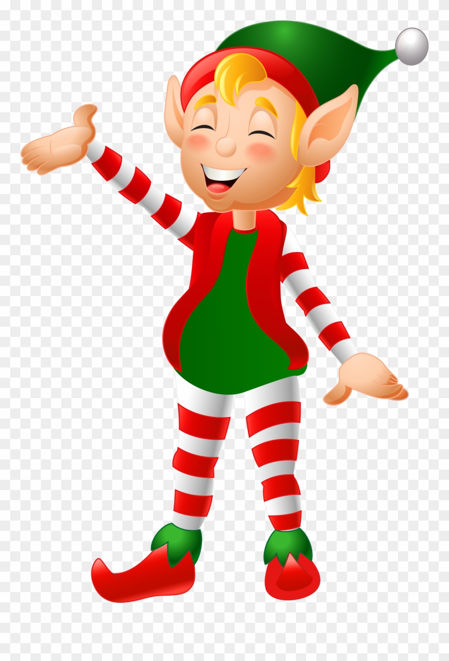 Christmas Elf Transparent Background Clipart