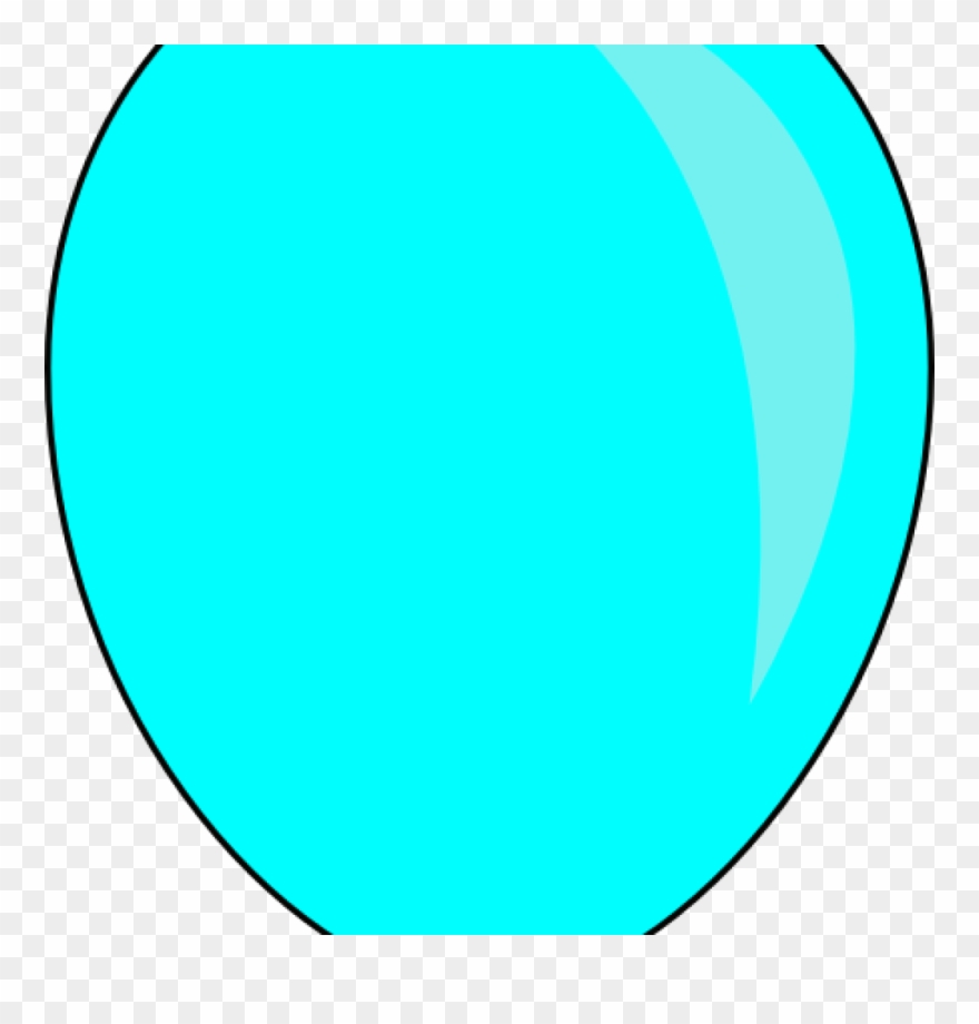 Single Balloon Clipart Balloon Clip Art At Clker Vector - Clip Art - Png Download