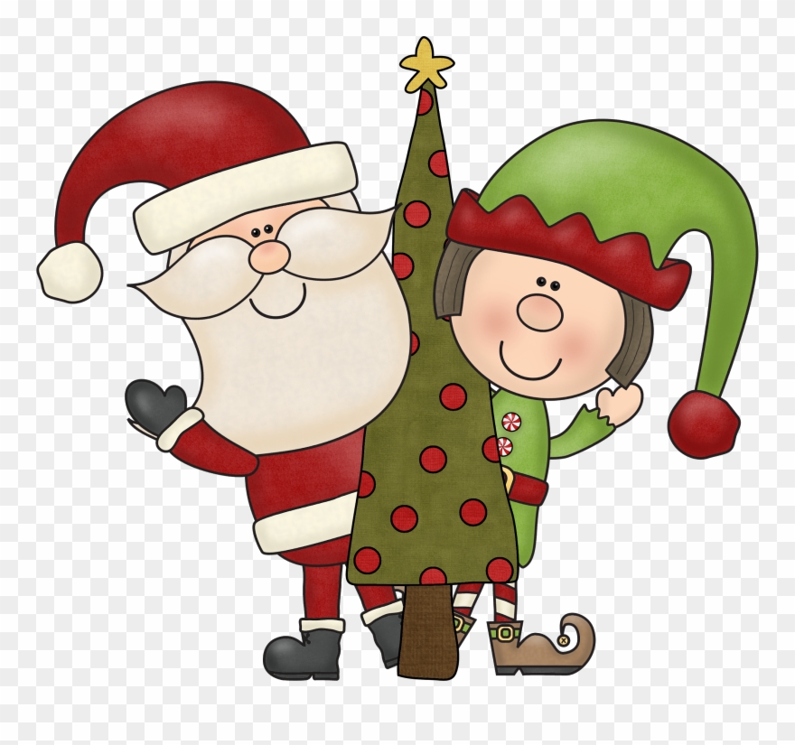 Elf Clipart Secret - Christmas Clipart Scrappin Doodles - Png Download