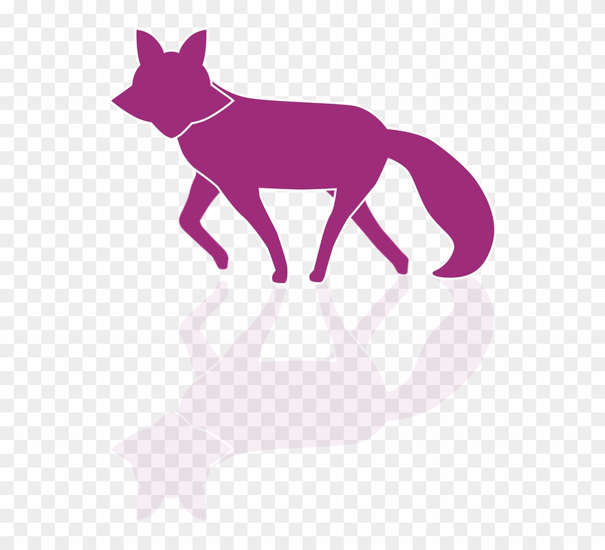 Pink Fox Cliparts 5, Buy Clip Art - Graphics - Png Download