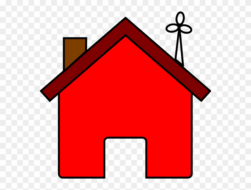 Colored Houses Clip Art - Png Download