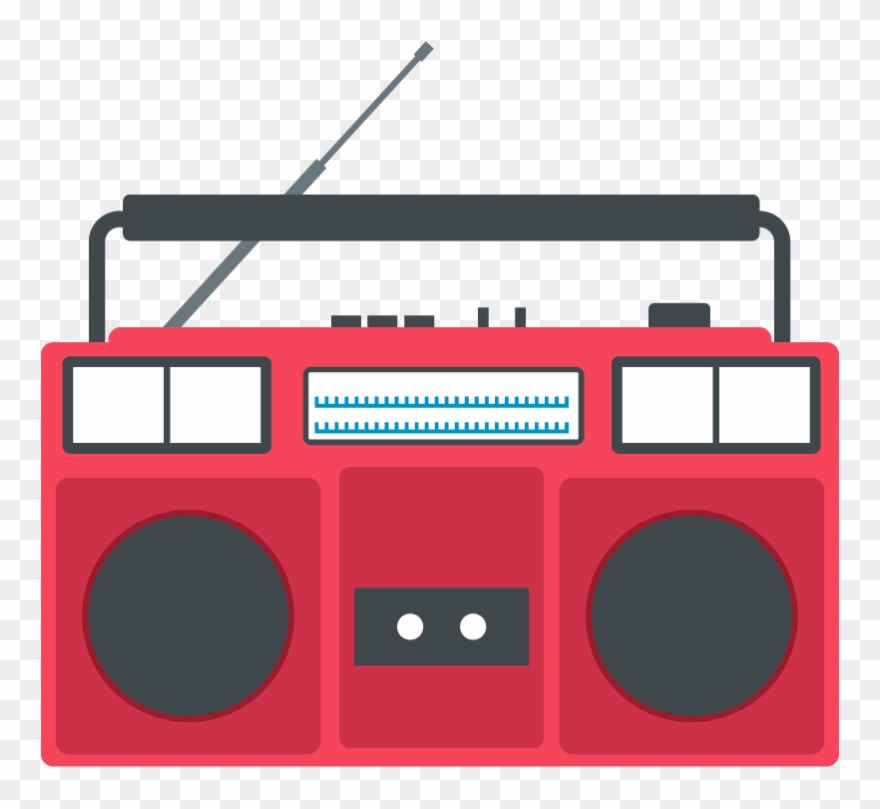 Clip Royalty Free Cassette Clipart Tv Radio - Cartoon Boombox Png Transparent Png