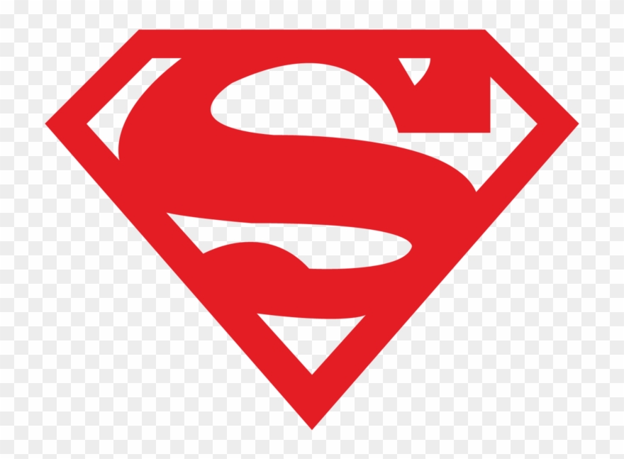 Superman Heart Cliparts - Superman Logo Red Png Transparent Png