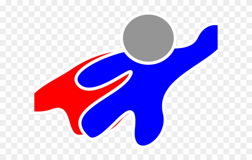 Superman Clipart Silhouette - Hero Clip Art - Png Download