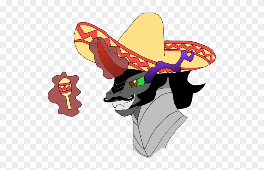 Juliofco, King Sombra, King Sombrero, Maracas - Hat Clipart